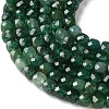 Natural Fuchsite Beads Strands GG-CBAE031-B02-4