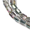 Electroplate Glass Beads Strands EGLA-D031-01-25-3