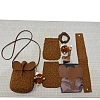 DIY Hand-woven Wool Bag Kits PW-WGF0930-06-1