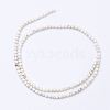 Natural Magnesite Bead Strands X-G-P286-10-3mm-2