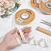 30 Yards Cotton U LOOK PRETTIER TODAY Word Printed Ribbon OCOR-WH0086-87E-3