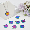 10Pcs Alloy Pendants FIND-WR0011-54A-4