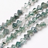 Natural Moss Agate Beads Strands G-E560-E04-4mm-1