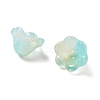 Transparent Glass Beads Caps GLAA-B028-01L-2
