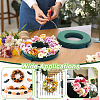 5Pcs Resin Foam Mud Block Ring AJEW-WA0003-20-6
