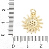 Brass Micro Pave Clear Cubic Zirconia Pendants LS-KK-D258-08G-02-3