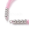 Nylon Cord Braided Bead Bracelets Making BJEW-F360-FP01-3