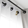 Iron Shower Curtain Rings for Bathroom HJEW-PH01698-6