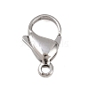 Tarnish Resistant 304 Stainless Steel Lobster Claw Clasps STAS-G035-H-2