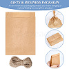 50Pcs Rectangle Paper Baking Bags CARB-SP0001-05B-02-5