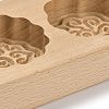 Beech Wooden Press Mooncake Mold WOOD-K010-07C-3