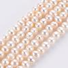 Natural Cultured Freshwater Pearl Beads Strands PEAR-R063-07A-1