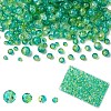 400Pcs 4 Styles Spray Painted Crackle Glass Beads CCG-YW0001-20G-1
