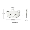 304 Stainless Steel Charms STAS-CJC0008-10P-03-8