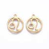 201 Stainless Steel Pendants STAS-D231-03G-1