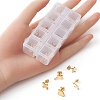 20Pcs 10 Style 201 Stainless Steel Stud Earring Findings STAS-YW0001-70G-3