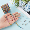7.1 Yards Glass Rhinestone Synthetic Rubber Round Cord DIY-GF0013-74B-3