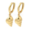 Rack Plating Brass Hoop Earrings EJEW-B062-43G-1