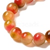 Natural Dyed White Jade Beads Strands G-M402-C04-27-3