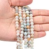 Natural Flower Amazonite Beads Strands X-G-G692-01F-6mm-4