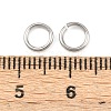 Tarnish Resistant 304 Stainless Steel Open Jump Rings STAS-N015-04-6x0.9mm-3