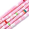 Handmade Polymer Clay Beads Strands CLAY-N008-008N-2