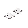 201 Stainless Steel Charms STAS-V001-17-1