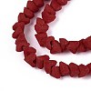 Frosted Opaque Glass Beads Strands LS-GLAA-N017-4mm-15-2