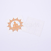 Self Adhesive Brass Stickers DIY-TAC0005-38I-6.8cm-1