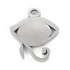 304 Stainless Steel Pendant Cabochon Settings STAS-F287-59P-2