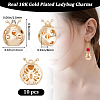 10Pcs Brass Pendants KK-BBC0010-82-2