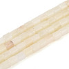 Natural White African Opal Beads Strands G-T141-85A-01-4