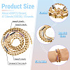 Glass Beaded Adjustable Waist Chains for Women AJEW-TA0005-78D-4