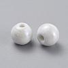 Glazed Porcelain Beads PORC-D001-10mm-04-2