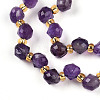 Natural Amethyst Beads Strands G-T141-48-3