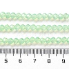 Baking Paint Transparent Glass Beads Strands DGLA-A034-J4MM-D02-4