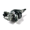 Natural Moss Agate Carved Healing Rhinoceros Figurines DJEW-P016-01D-3