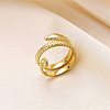 304 Stainless Steel Finger Rings RJEW-D352-03G-1