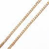 304 Stainless Steel Curb Chain Necklaces NJEW-P147-05G-3