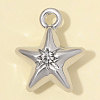Zinc Alloy with Crystal Rhinestone Charms RB-OY001-94P-1