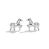 Rhodium Plated Sterling Silver Stud Earrings EJEW-BB67168-P-6