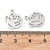 316 Surgical Stainless Steel Charms STAS-Q314-04P-3