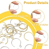 24Pcs 2 Colors Ion Plating(IP) 304 Stainless Steel Earring Hooks STAS-FS0001-65-2