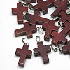 Natural Red Jasper Pendants G-T080-10-1