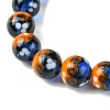 Handmade Gold Sand Lampwork Beads Strands LAMP-A003-03G-3