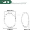 Tibetan Style Linking Rings PALLOY-UN0001-03AS-LF-5