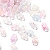 Gradient Color Transparent Frosted Acrylic Beads OACR-M023-06I-1