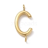 304 Stainless Steel Letter Connector Charms LS-STAS-M108-01G-03-1