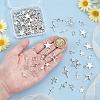 120Pcs 12 Styles Tibetan Style Alloy Pendants TIBE-UN0001-17-4