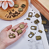 12 Bags Alloy Purse Locks FIND-NB0006-42AB-3